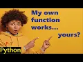 advantages of user defined functions in python kurkute python