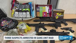 Three suspects arrested in gang unit raid in Tampa