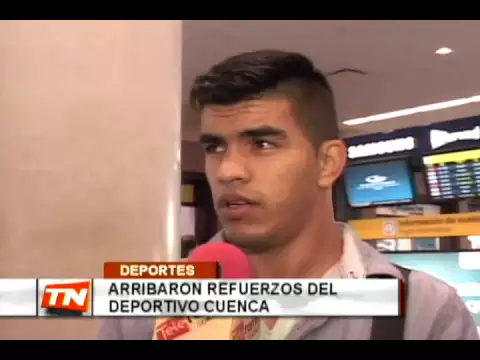 Arribaron refuerzos del Deportivo Cuenca