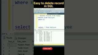 Delete Record From Table