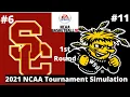 #6 USC vs #11 Wichita State - NCAA Basketball 10 Simulation!