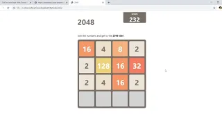 2048 In JavaScript With Source Code Source Code Projects