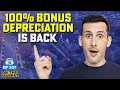 Download Lagu 100% Bonus Depreciation is Back (For Good This Time)