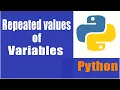 Assigning repeated values to a variable in Python