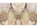 DIY Tutorial Napkin Rings Dollar Tree Napkin Holders and Totally Dazzled Brooches