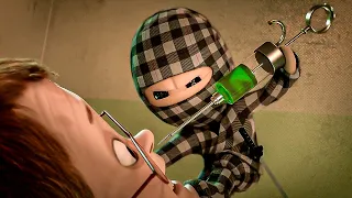 ولد صغير بيكتشف إن الدمية بتاعته نينجا حقيقي الملخص كامل ملخص فيلم Checkered Ninja 