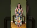 LuLaRoe Resort Carina Tiered Maxi Dress Review Size L