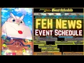 The FEH Calendar Leading to FEH 5th Anniversary - FEH Event Schedule Fire Emblem Heroes