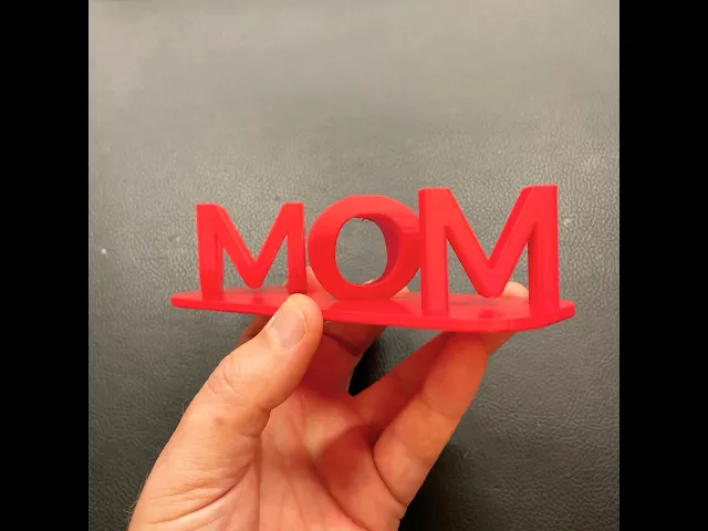I Love Mom Two Word Illusion Mother's Day Gift / Birthday Gift For Mom video thumbnail