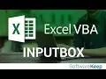 VBA InputBox - VBA tutorial
