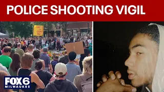Madison police shooting Corey Ruiz vigil people demand answers FOX6 News Milwaukee