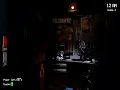 FNaF 1 rare moment Freddy staring at camera