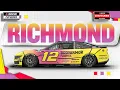 NASCAR 2026 Paint Scheme For Richmond Raceway