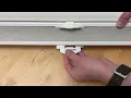 How to replace a Hunter Douglas Duette honeycomb Shade LiteRise Handle