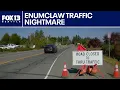 The ongoing traffic nightmare in Enumclaw WA FOX 13 Seattle