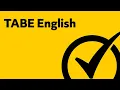 Free TABE Test English Study Guide