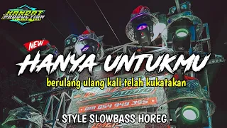 Download •DJ Hanya Untukmu Style Slow Bass Horeg Cocok Buat Cek Sound Hajatan 2024• MP3