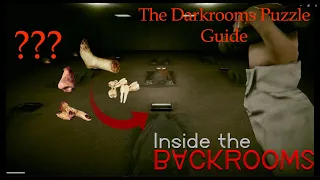 Inside the Backrooms The Darkrooms Puzzle Guide