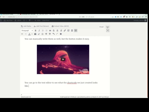 How to use ARVE Advanced Responsive Video Embedder