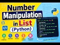 Number Manipulation in List Python