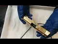 24K Brush Gold Plating - Mild Steel Gun Slide