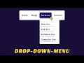 2 ways of making dropdown submenu HTML CSS JavaScript