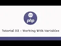 Variables in PHP