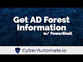 19 Create an HTML report of Active Directory Forest Information with PowerShell