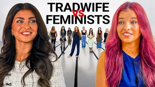 1 Traditional Wife VS 8 Feminists (Feat. Savanna Stone) | Common Ground