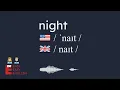 Download Lagu How to pronounce night? US English UK English IPA Audio Waveform 👩👨 How to say night?