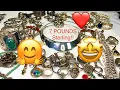 7 POUNDS 925 JEWELRY Unboxing Ep1 Rings Brooches Wow
