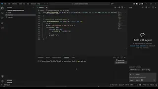 C programming internship at codealpha task 2 matrix operations codealpha