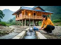 Download Lagu Female CEO Leaves City to Build a Wooden House in the Forest in 1 Year / Time-lapse Video