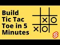 Build Simple Tic-Tac-Toe Game in 5 Minutes Svelte JavaScript
