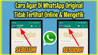 cara agar whatsapp tidak terlihat online dan mengetik