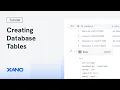 Creating Database Tables