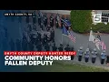 Community mourns as hundreds honor fallen Smyth County Deputy Hunter Reedy