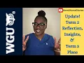 WGU Nursing Term 2 Reflection HESI Financial Aid Insight and Term 3 Lab Clinical Plans