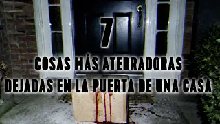 7 Objetos Más Aterradores Dejados en la Puerta de una CASA