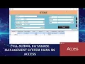 Creating Store Form Full School Database Management System Project Part 6