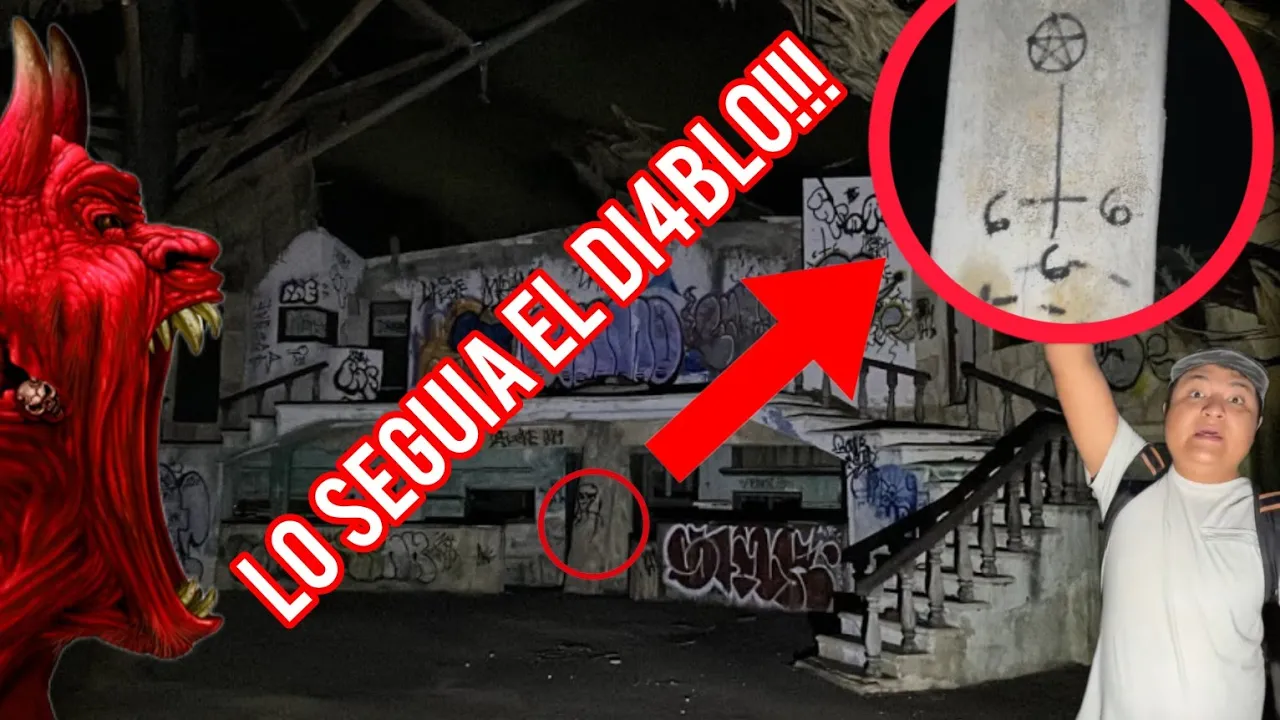 PINTO CRUCES POR TODOS LADOS PORQUE EL DI4BLO LO PERSEGUIA!!!⚠️🚫❌