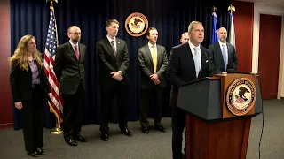 US Attorney Matthew Schneider formally announces charges against former UAW President Gary Jones