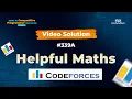 08 Solution Codeforces Helpful Maths Functions in C