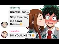 POV What If Uraraka Got Flirty with Midoriya PART 2 My Hero Academia IG DM Skit