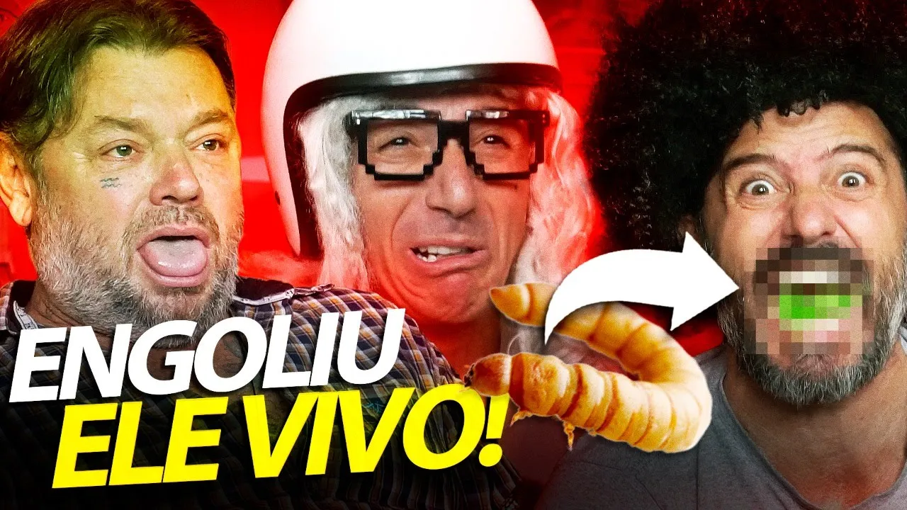 OS IRMÃOS PIOLOGO COMERAM INSETOS! | CASA DOS BICHOS