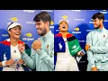 Download Lagu Alcaraz \u0026 Emma Raducanu Imitate Each Other \u0026 Can’t Stop Laughing | US Open 2025