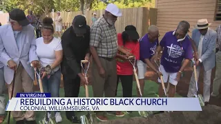 Colonial Williamsburg is rebuilding a historic Black church