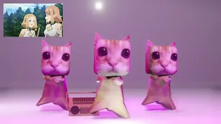 El Gato Cats dancing to Bemax - Elf Girls Song Funk