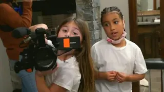 Watch Penelope Disick and North West Pretend Film Keeping Up With the Kids