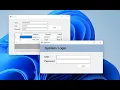 Create a login form using encrypted data with Visual Basic NET